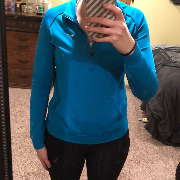Nike Tops - Blue Nike 1/4 zip